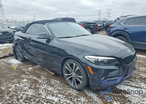 2017 BMW 230Xi z USA, uszkodzony, nr VIN WBA2M9C38HV717538